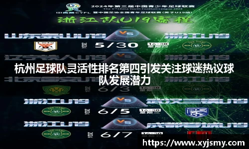 杭州足球队灵活性排名第四引发关注球迷热议球队发展潜力